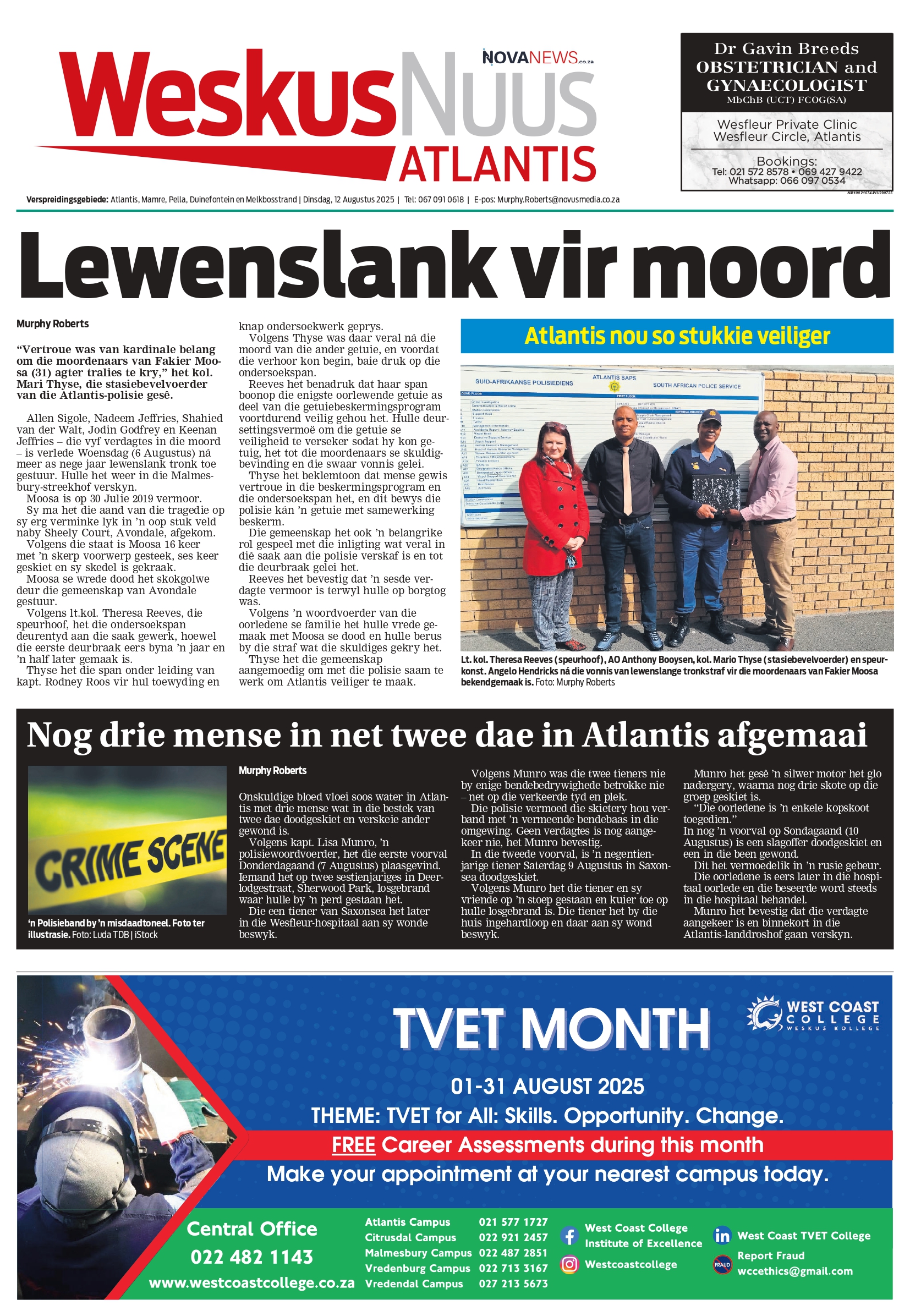 WeskusNuus E-Edition – 12 August 2025