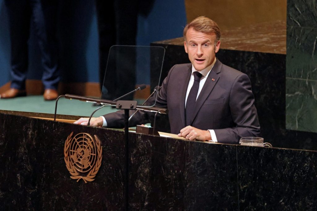 French President Emmanuel Macron led a wave of Western nations in officially recognising a Palestinian state during a landmark United Nations summit Monday, defying Israel and its key ally the United States in a symbolic but unprecedented diplomatic move.