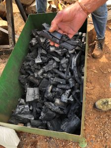 Projek mik na biohoutskool uit indringerbome; herwin van weiding in Hantam