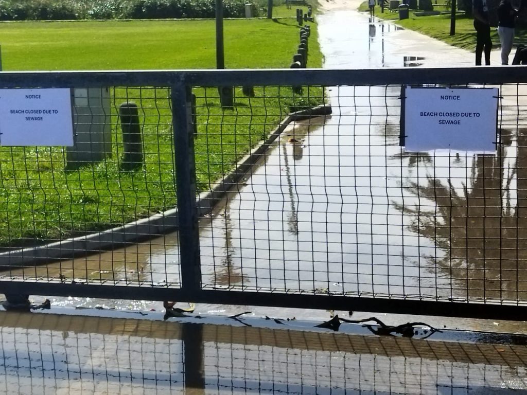 File photo of Kings Beach that has repeatedly been affected by sewage overflow.