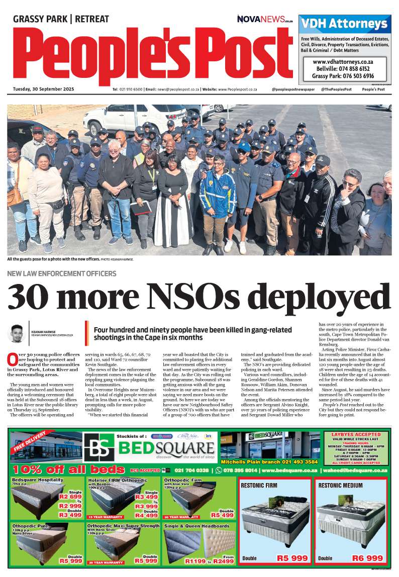 People’s Post Grassy Park/Retreat E-edition 30 September 2025