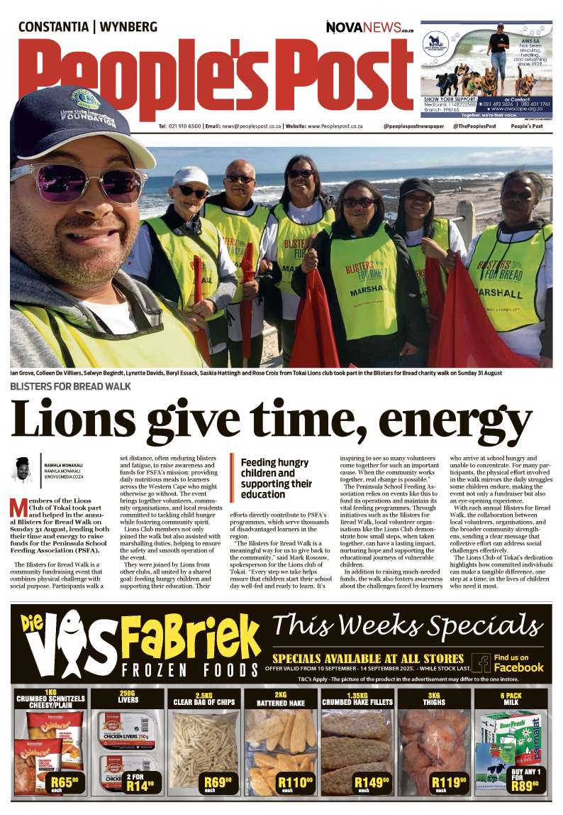 People’s Post | Constantia | Wynberg| E-Edition 9 September 2025