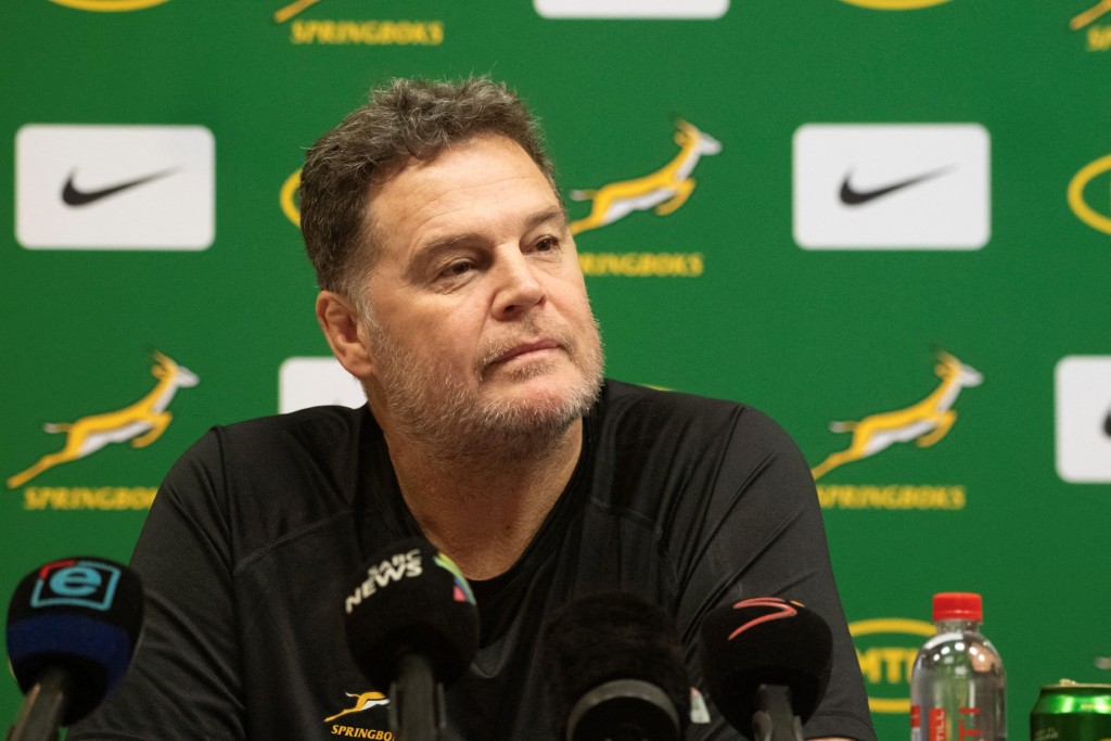 Rassie Erasmus (Photo by Rodger Bosch / AFP)