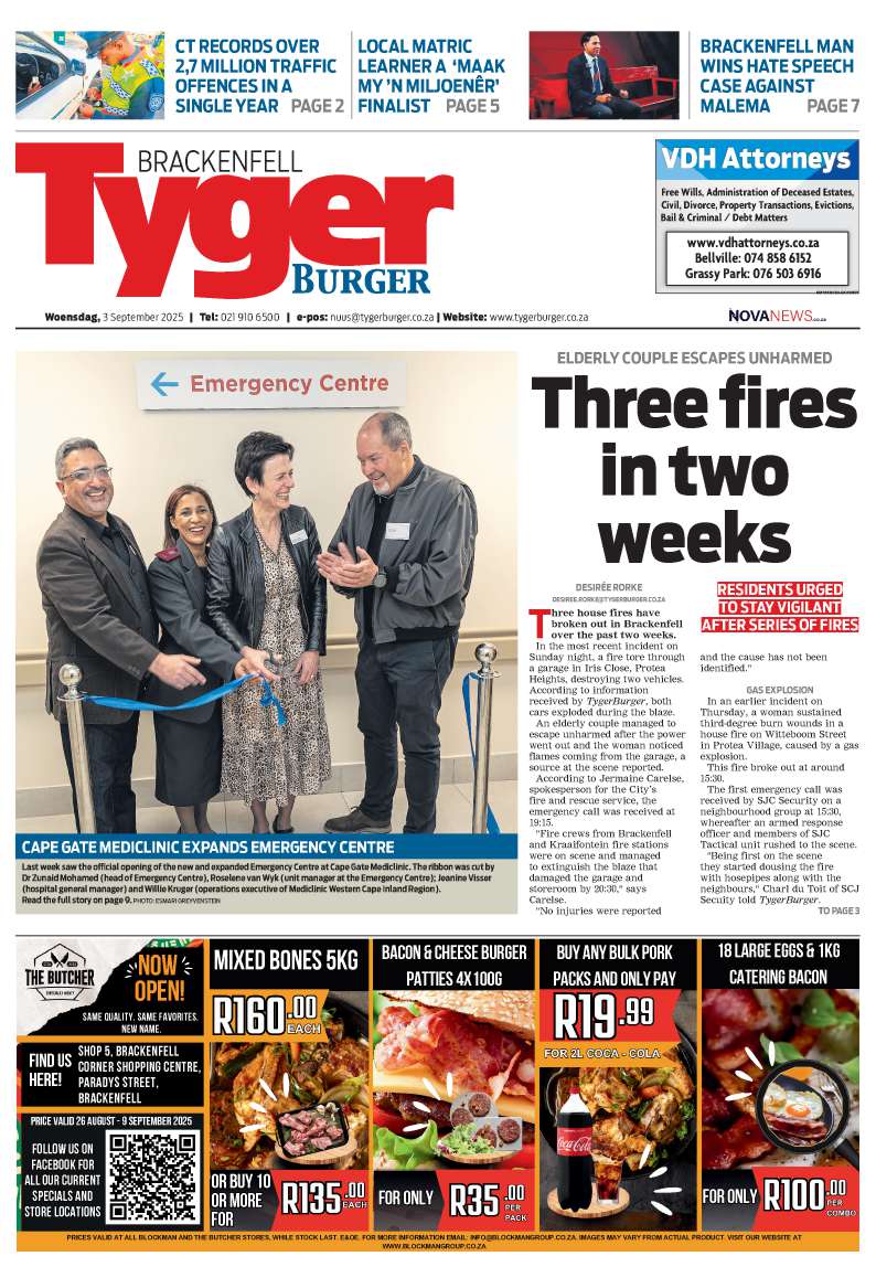 TygerBurger Brackenfell E-Edition 3 September 2025