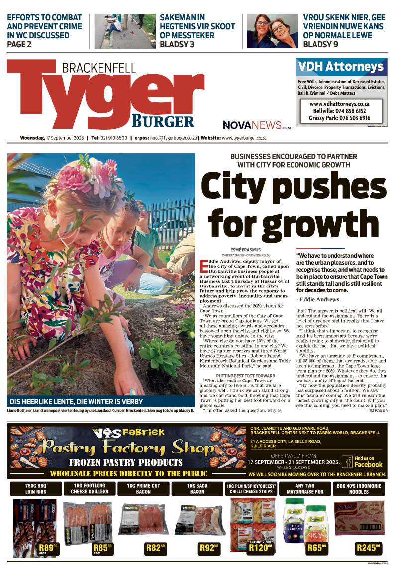 TygerBurger | Brackenfell | E-Edition 17 September 2025