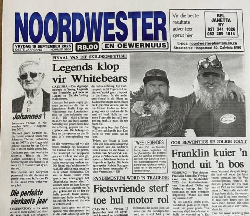 Voorlaaste uitgawe van Noordwester.