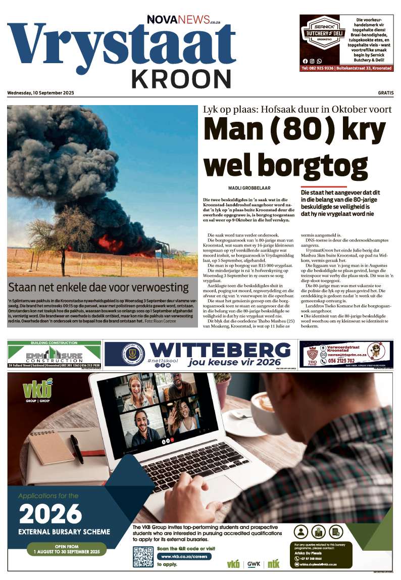 VrystaatKroon E-edition 10 September 2025