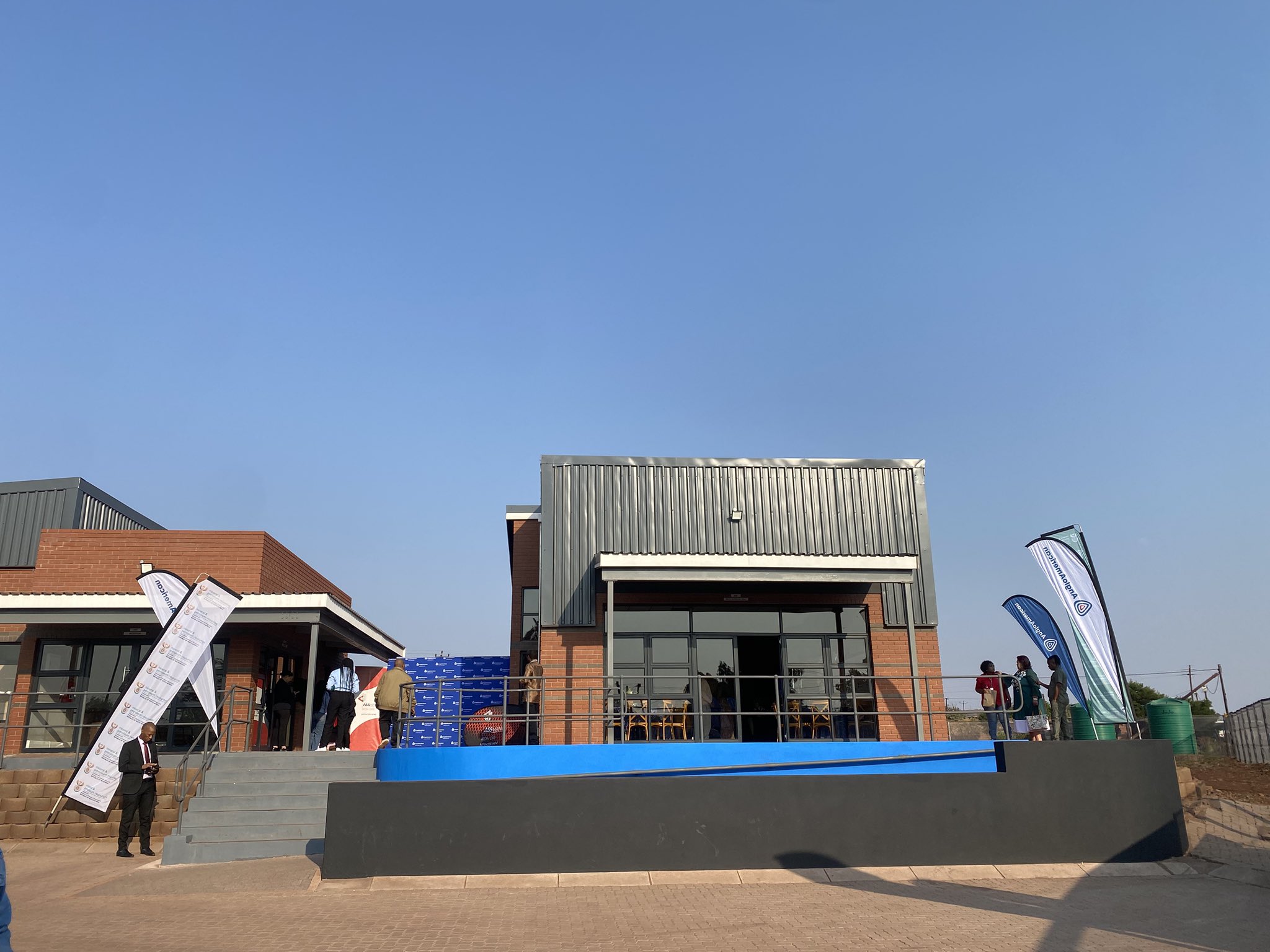 Kumba Iron Ore's projects in Postmasburg include a Disability Centre and Library, promoting community development and job creation through partnerships.