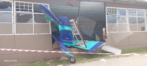 Light aircraft crashes into school tuck shop, no injuries reported