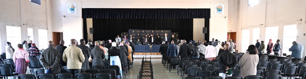 Home Affairs committee members during Marriage Bill consultation hearing in Bethlehem, Free State.