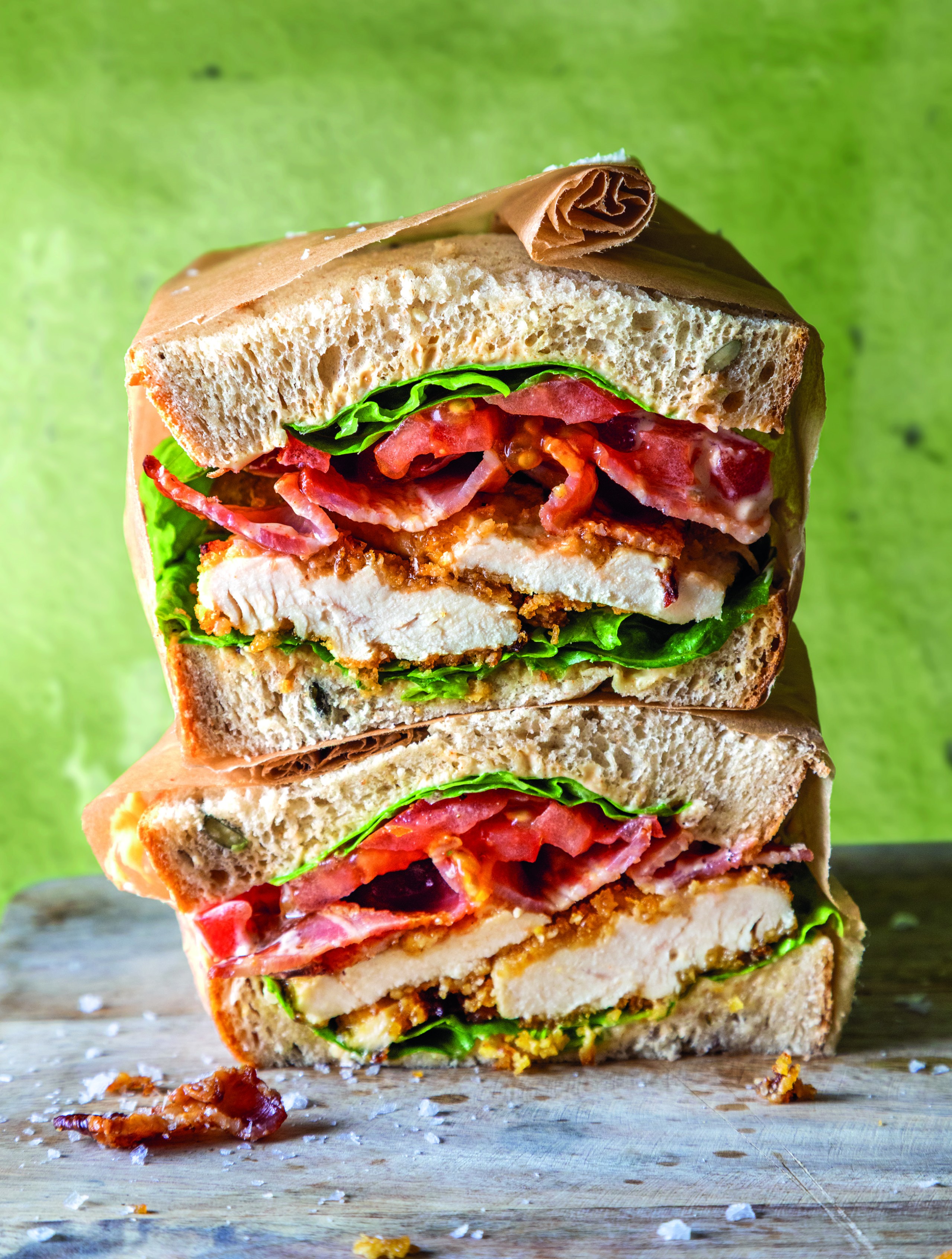 Colonel crunch sandwich