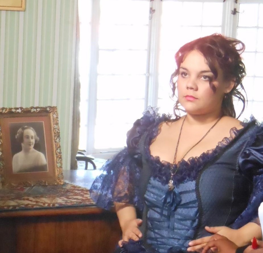 Dominique McAnda in 2015 during a Pasella film shoot.