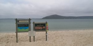 Reddingsdrama by Shark Bay, Langebaan