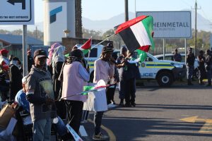 Photos | Activists hold pro-Palestine demonstration at RDM
