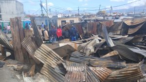 Three people died in a shack fire in Kosovo, Samora Machel