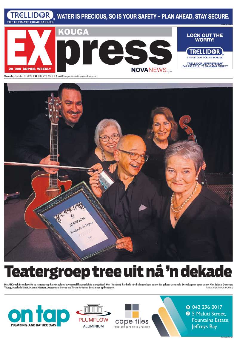 Kouga Express – E-Edition – 9 October 2025