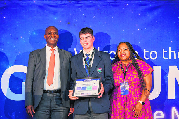 Nehan Wessels from Stellenberg High School, Bellville achieved an impressive fifth place amongst thousands of participants from across Southern Africa. last year.