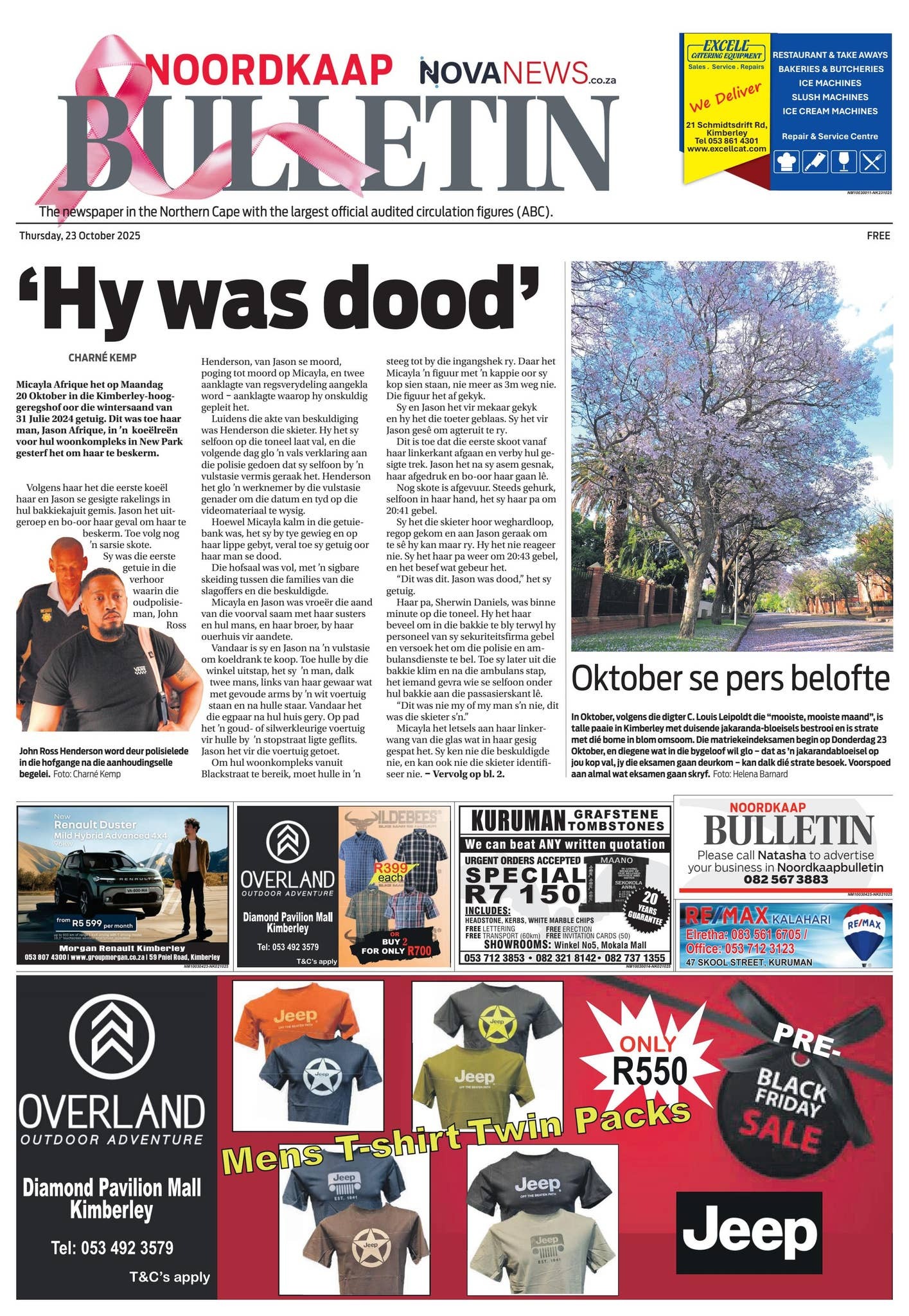 NoordkaapBulletin 23 Oktober 2025