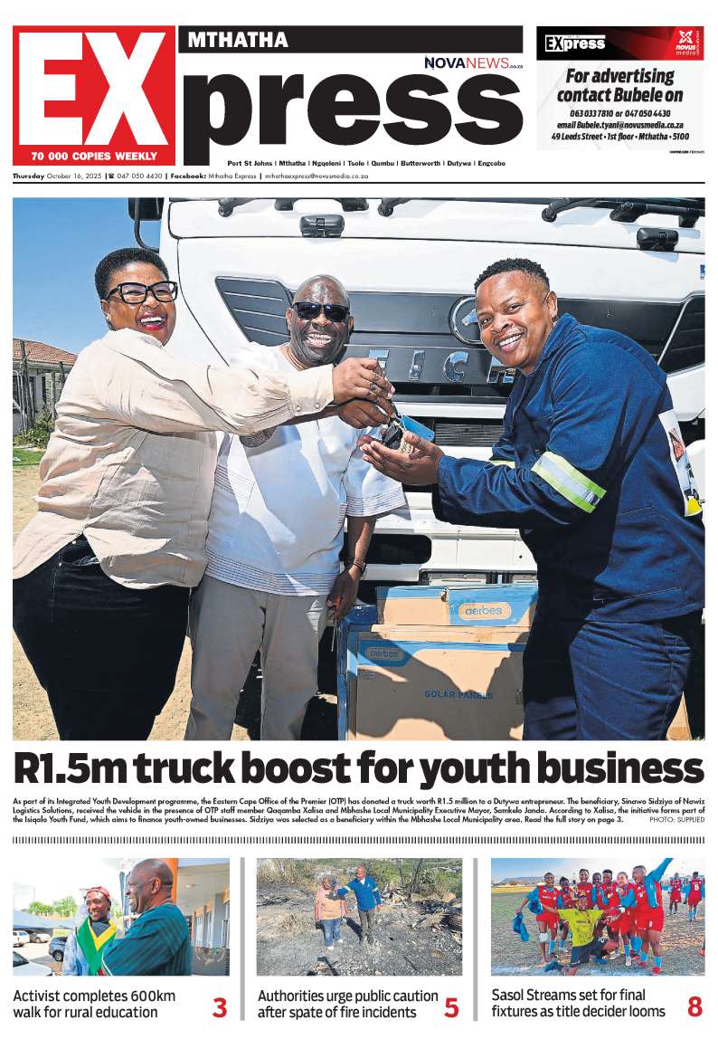 Mthatha Express South E-edition 16 October 2025