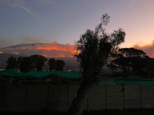 Wildfire near Glencairn Expressway still burning