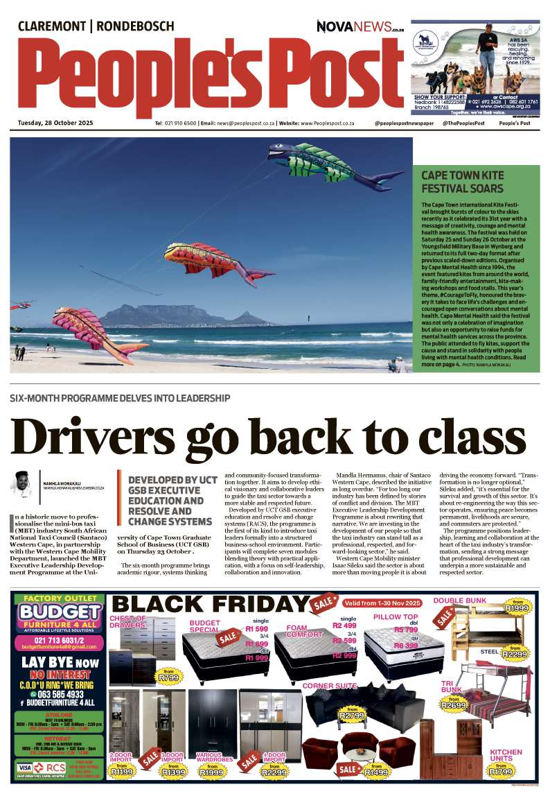 People’s Post Claremont|Rondebosch E-edition 28 October 2025
