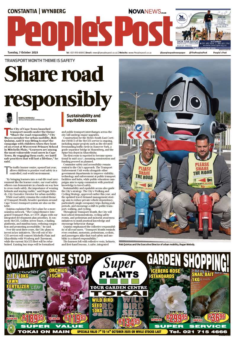 People’s Post Wynberg|Constantia E-edition 07 October 2025