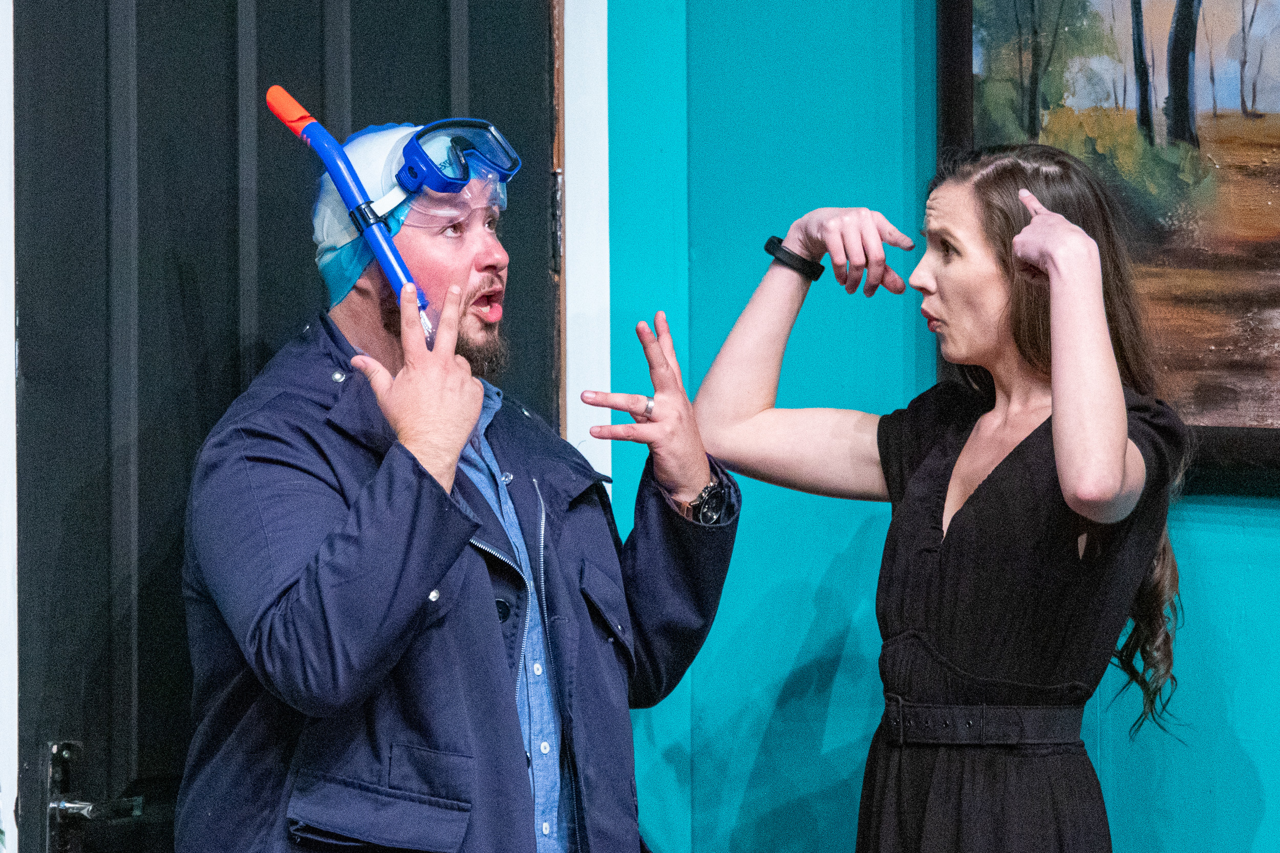 Phillru van Achterbergh (John) en Danielle Britz (Barbara).