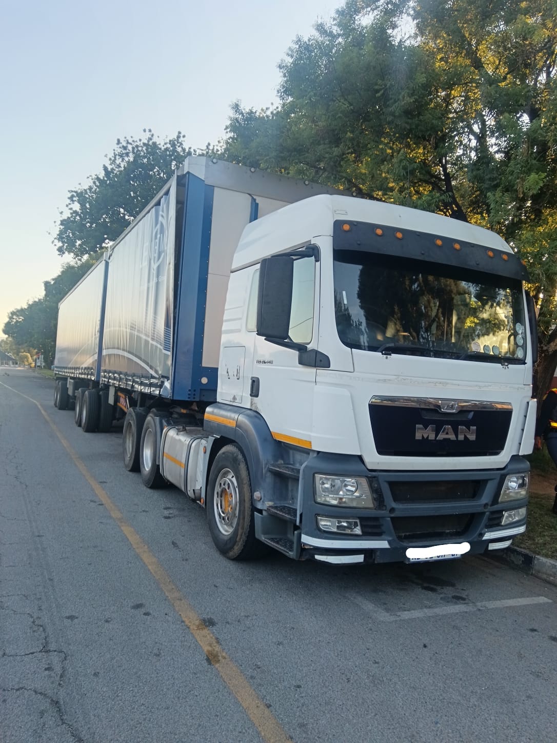 In a joint operation, members of Sasolburg Highway Patrol Relief D and Kroonstad Highway Patrol Relief C intercepted a suspicious truck on the N1.