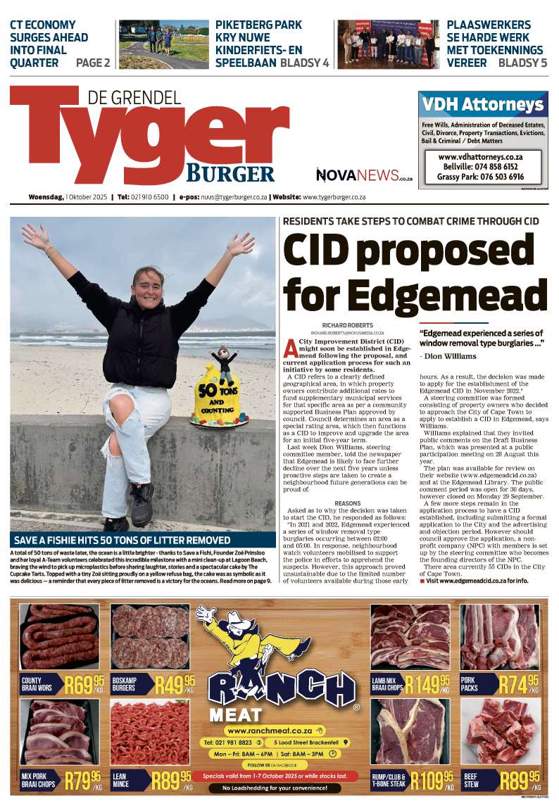 TygerBurger De Grendel E-Edition 1 Oktober 2025