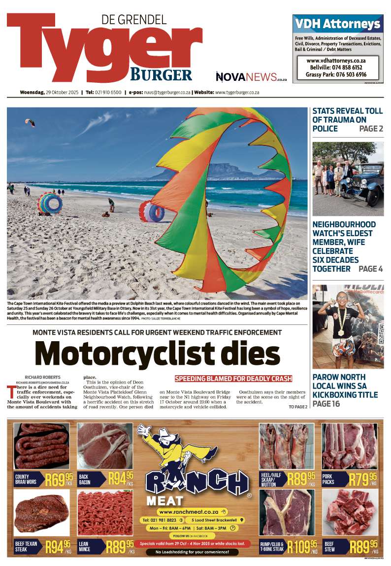 TygerBurger De Grendel E-Edition 29 Oktober 2025