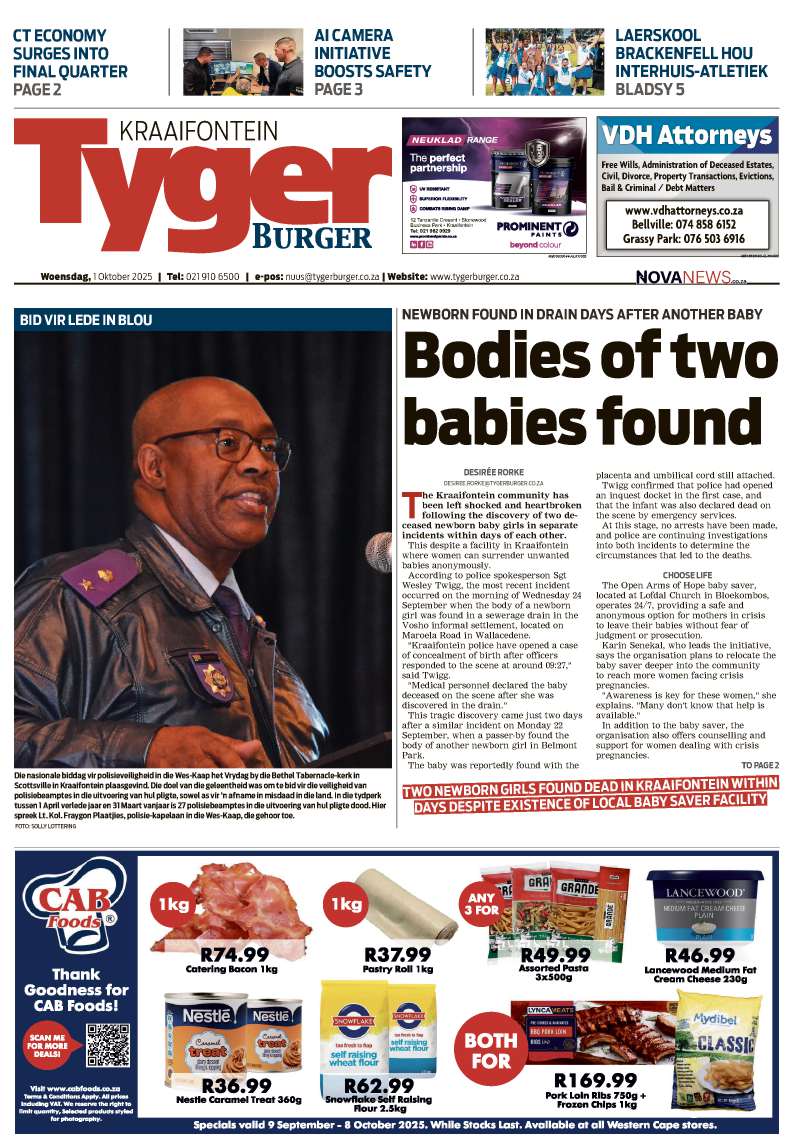 TygerBurger Kraaifontein E-Edition 1 Oktober 2025