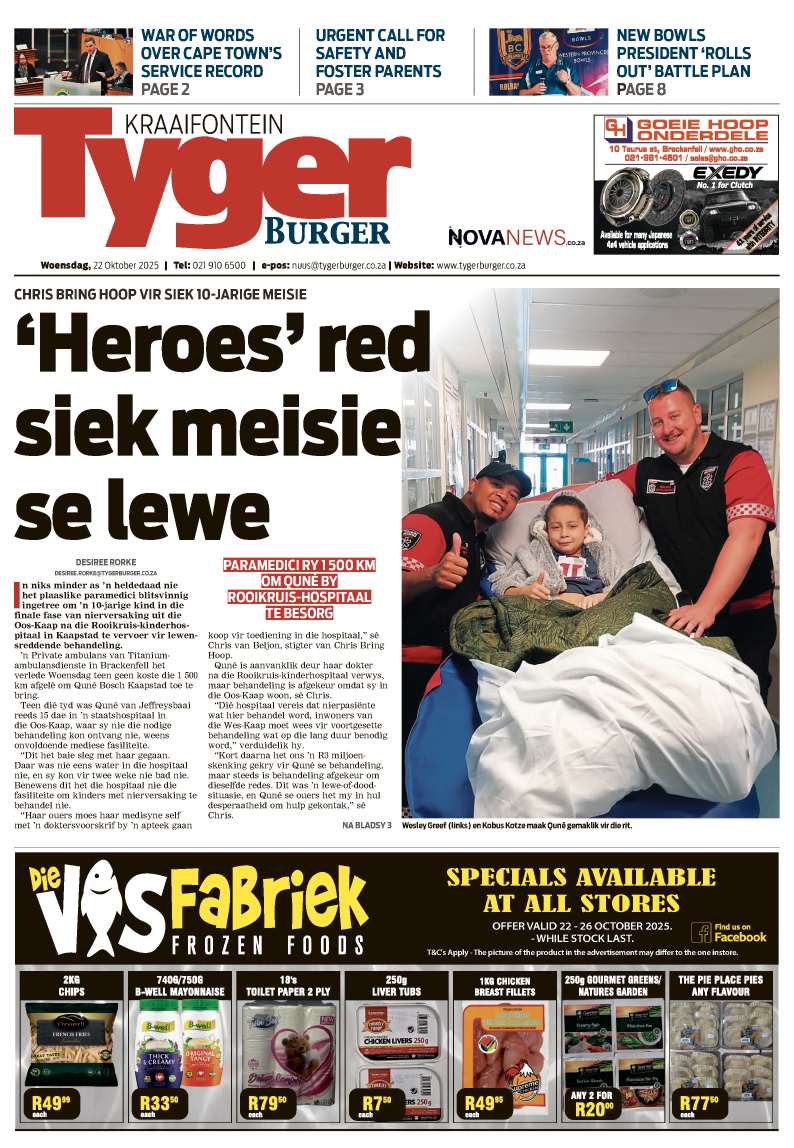 TygerBurger Kraaifontein E-Edition 22 Oktober 2025