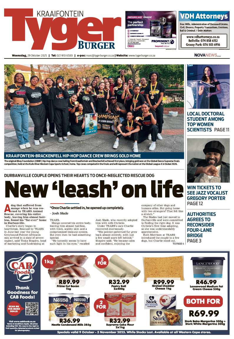 TygerBurger Kraaifontein E-Edition 29 Oktober 2025