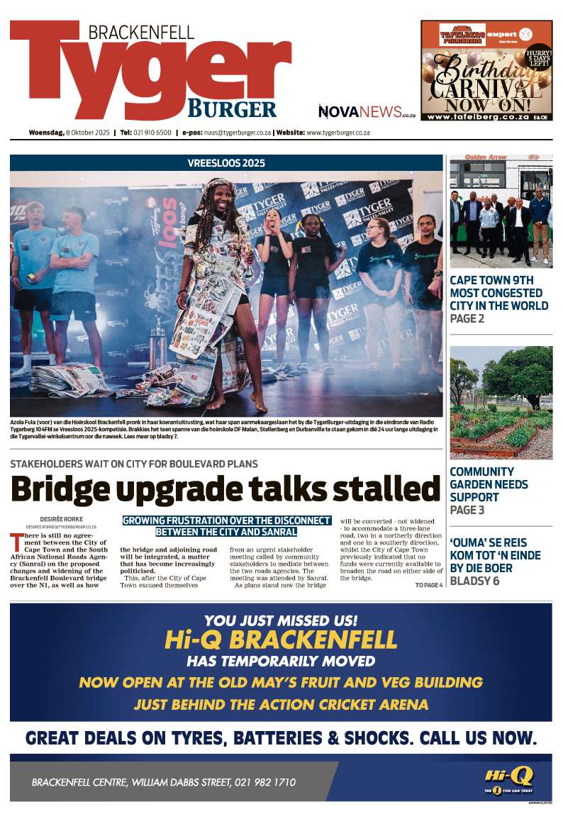 TygerBurger Brackenfell E-Edition 8 Oktober 2025