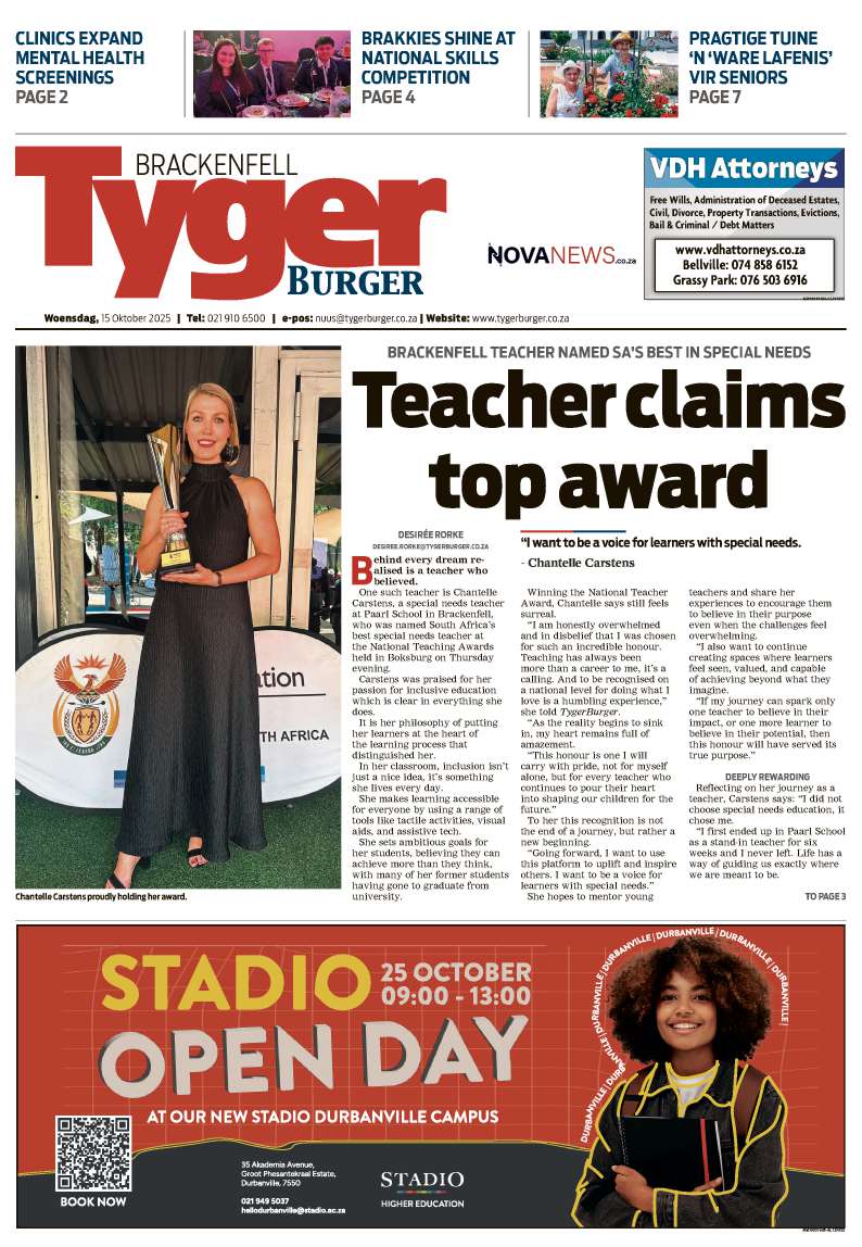 TygerBurger Brackenfell E-Edition 15 Oktober 2025