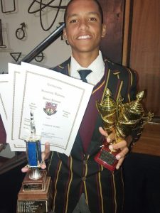 14-year-old sets new standards in school sports