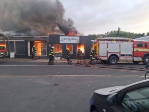 WATCH | Firefighters battle blaze at Heathfield furniture restoration workshop