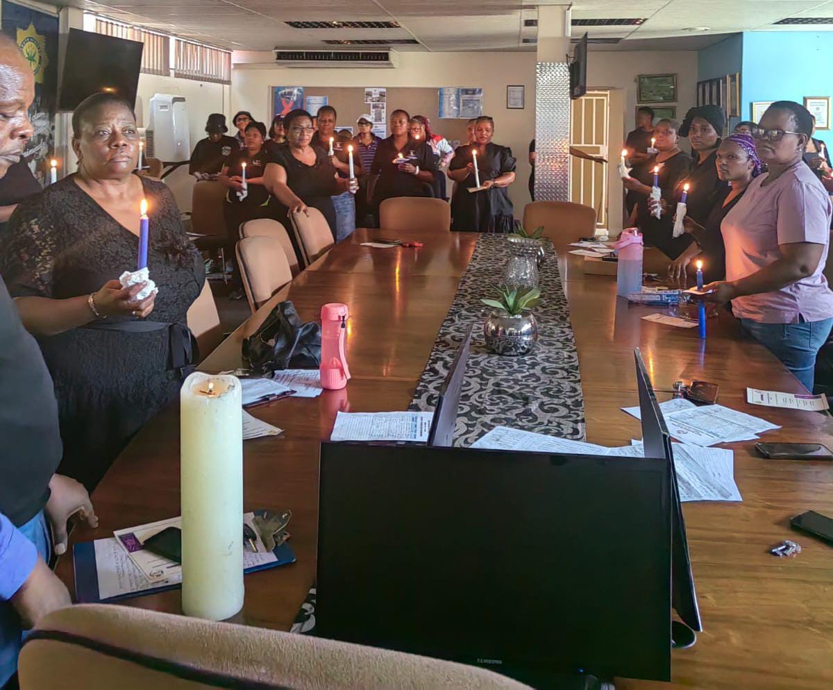 Thabong SAPS hold prayer session for GBV victims