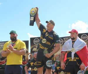 Sterkste man behou wêreldtitel tydens kompetisie op eie bodem