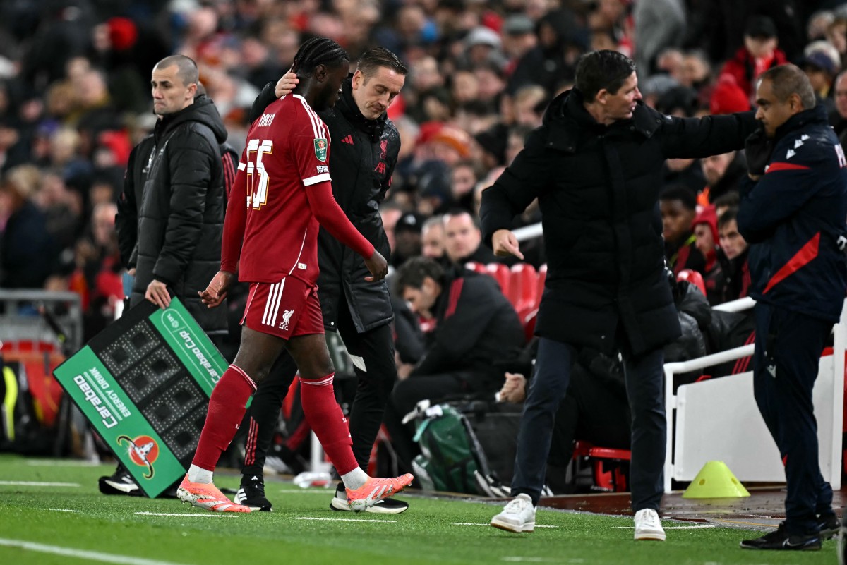 Liverpool has slumped to five defeats in six premiership matches recently. The death of team mate Diogo Jota is still being felt.