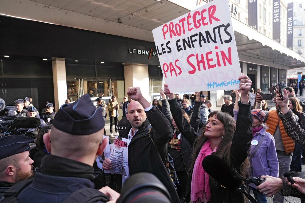 French authorities moved to suspend Chinese fast-fashion giant Shein’s digital platform on Wednesday, just hours after the retailer opened its first-ever physical store worldwide in Paris under heavy police protection and amid fierce protests over child safety concerns.