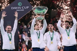 Bologna celebrates as Italy claims third Davis Cup in three years