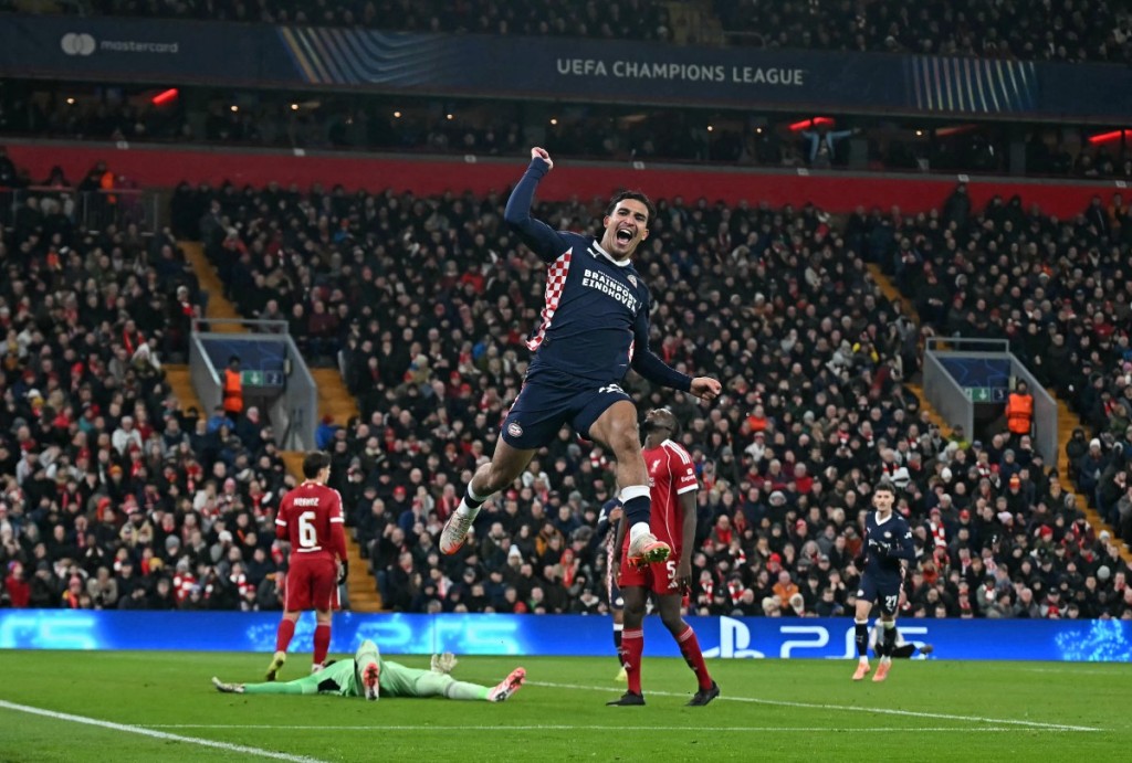 Liverpool trailed to Ivan Perišić's early penalty, and Dominik Szoboszlai's equaliser did nothing to galvanise them.

Second-half goals from Guus Til and Couhaib Driouech, who netted twice, condemned the woeful Premier League champions to their latest humiliation.