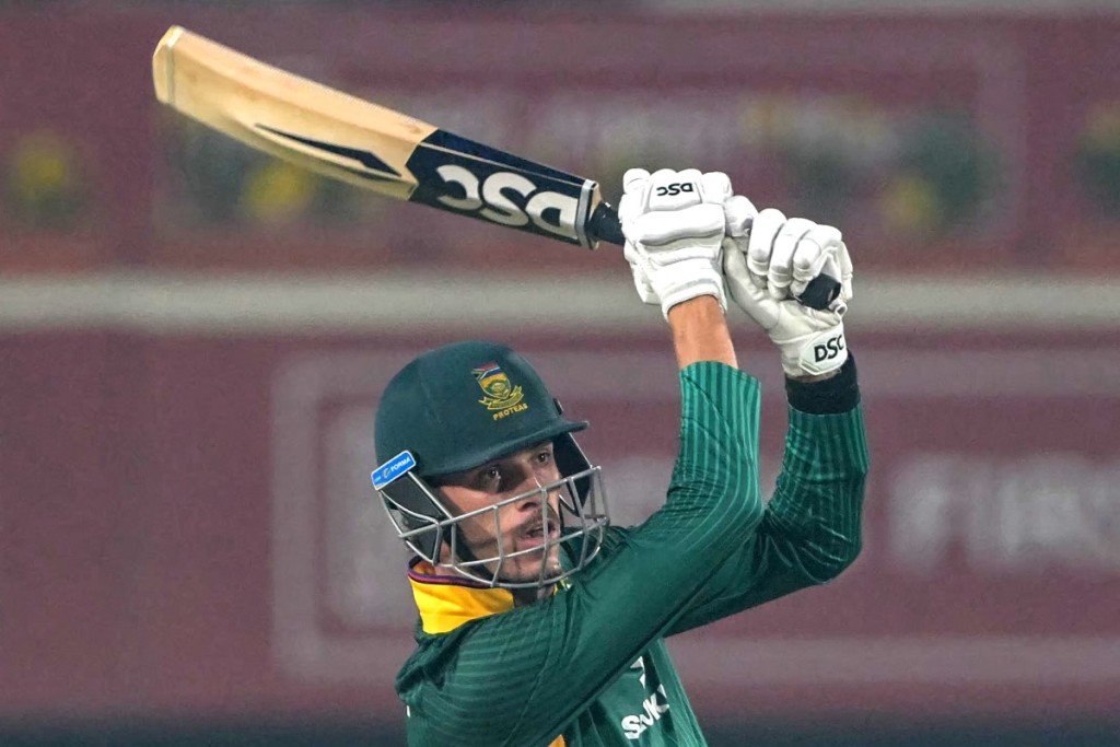 Marco Jansen connected well with Matthew Breetzke in an attempt to rectify the early fall of the Proteas batting order.