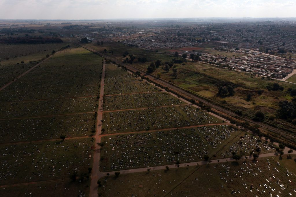 Across Joburg’s 42 cemeteries, thousands of destitute people now live among the tombstones.