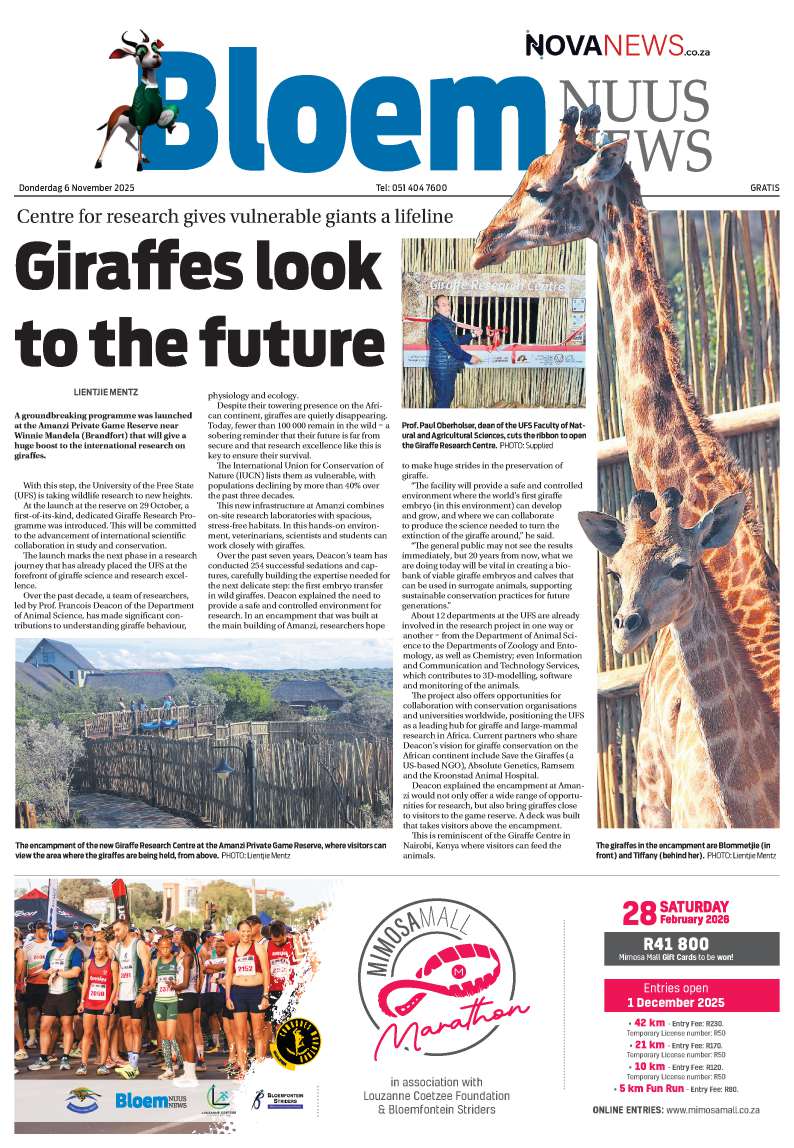 BloemNuus – E-Edition – 6 Nov 2025