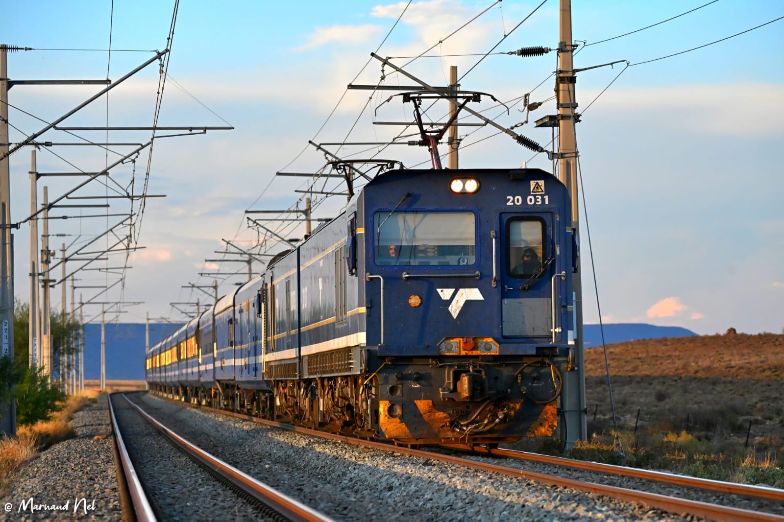The luxurious Blue Train.