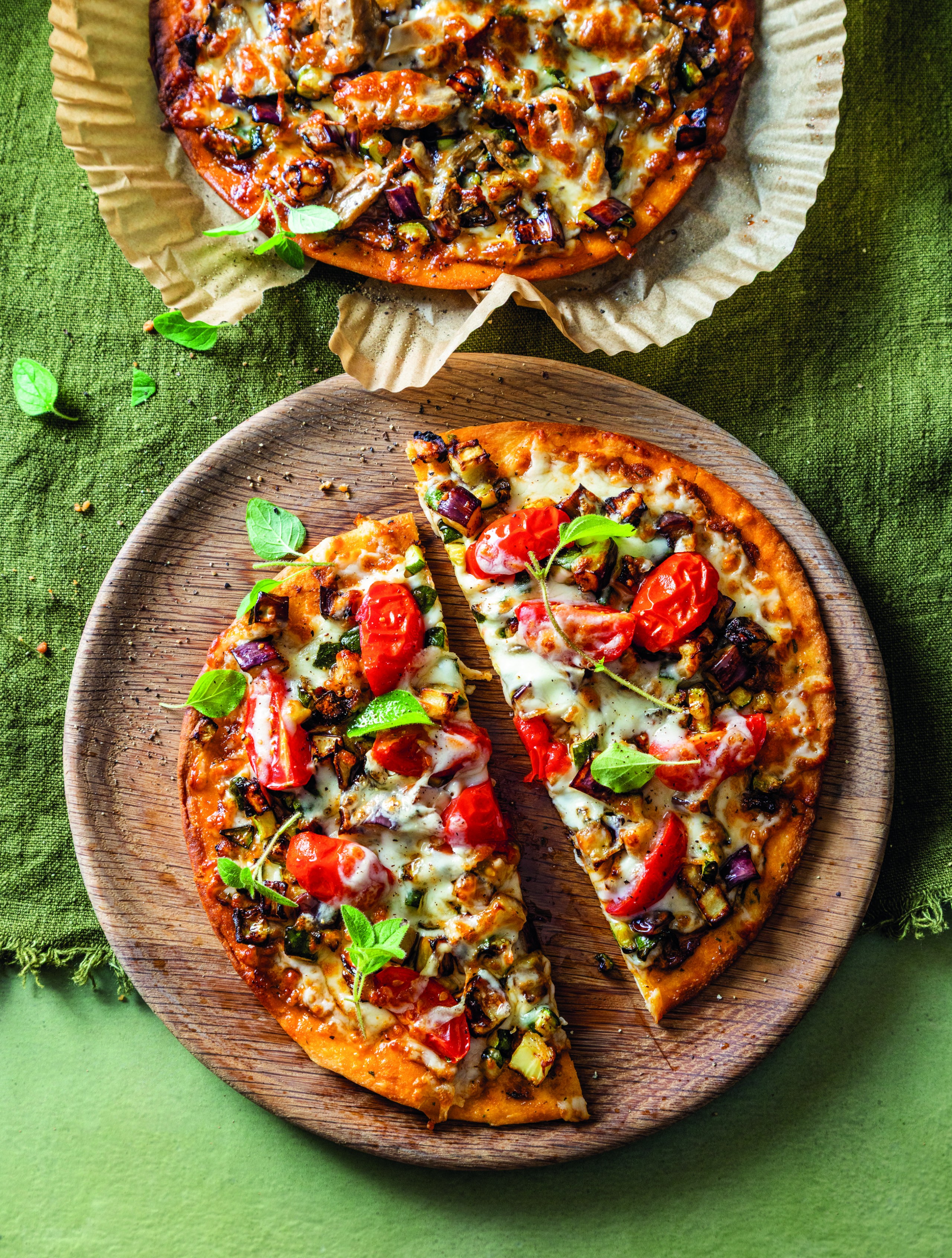 Cheat’s Air-Fryer Veggie Pizza