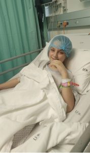 Dapper Jannei (12) se long verwyder, maar gees ontembaar