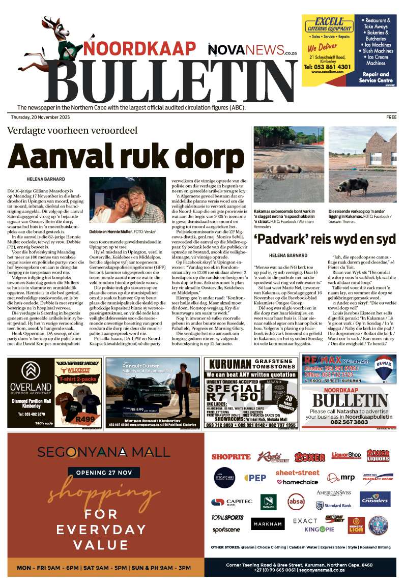 NoordkaapBulletin 20 November 2025